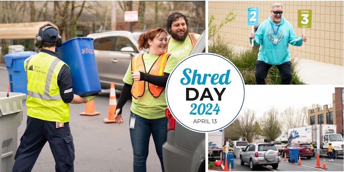 Going green? Add Shred Day to your April calendar!